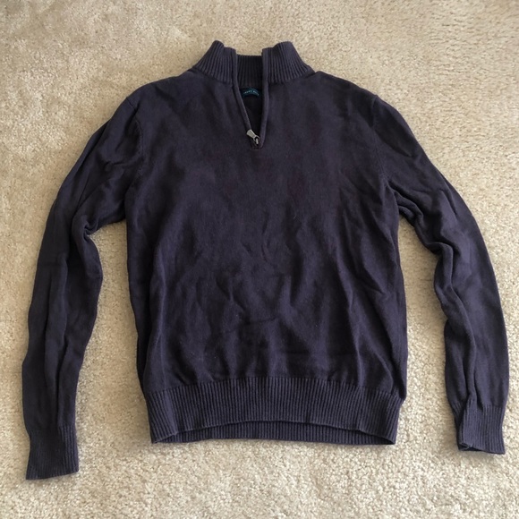 Perry Ellis Other - Men’s purple Perry Ellis quarter zip sweater